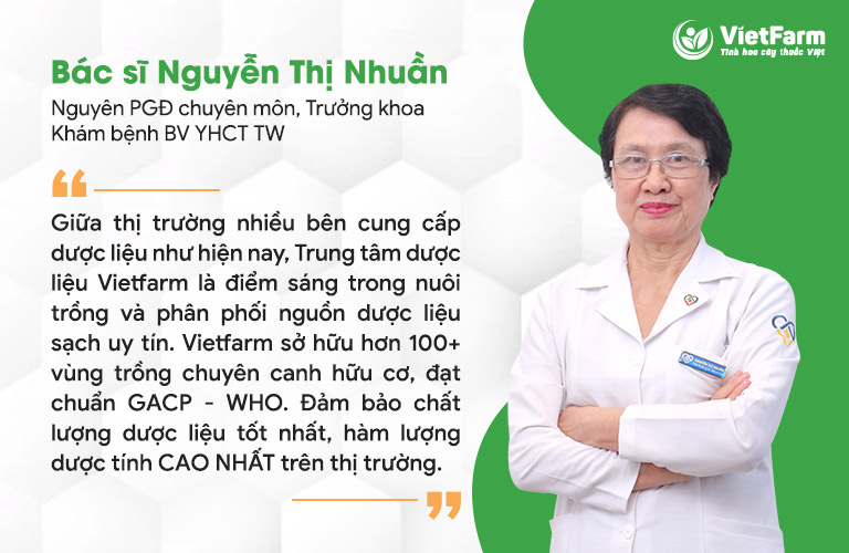 Bác sĩ Nguyễn Thị Nhuần chia sẻ